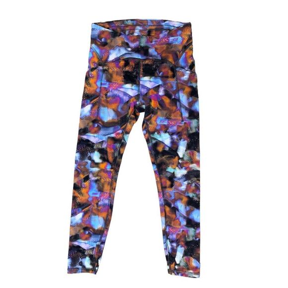 lululemon athletica Pants - Lululemon, Power Thru Leggings, Size 6, Multicolored, Used & Great Condition.